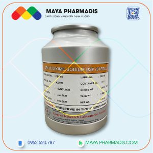 Kháng sinh CEFOTAXIME KOPRAN nguyên liệu(lon 1kg)