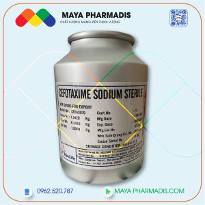 Kháng sinh CEFOTAXIME NECLIFE Ấn Độ lon 1kg