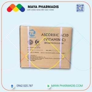 Vitamin C 99% – Ascorbic Acid NHU dùng trong Nuôi trồng thủy sản