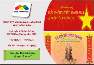 Thông báo nghĩ lễ 30/4-1/5