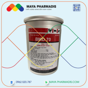 BMD 70 – Đặc Trị Viêm Ruột Hoại Tử Cho Heo và Gia Cầm