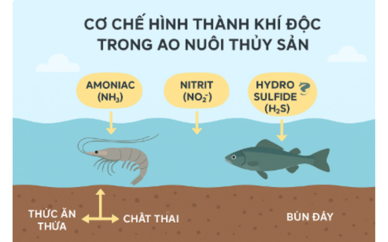 Cơ chế hình thành khí độc