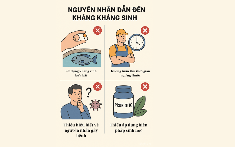 Nguyên nhân dẫn đến kháng kháng sinh