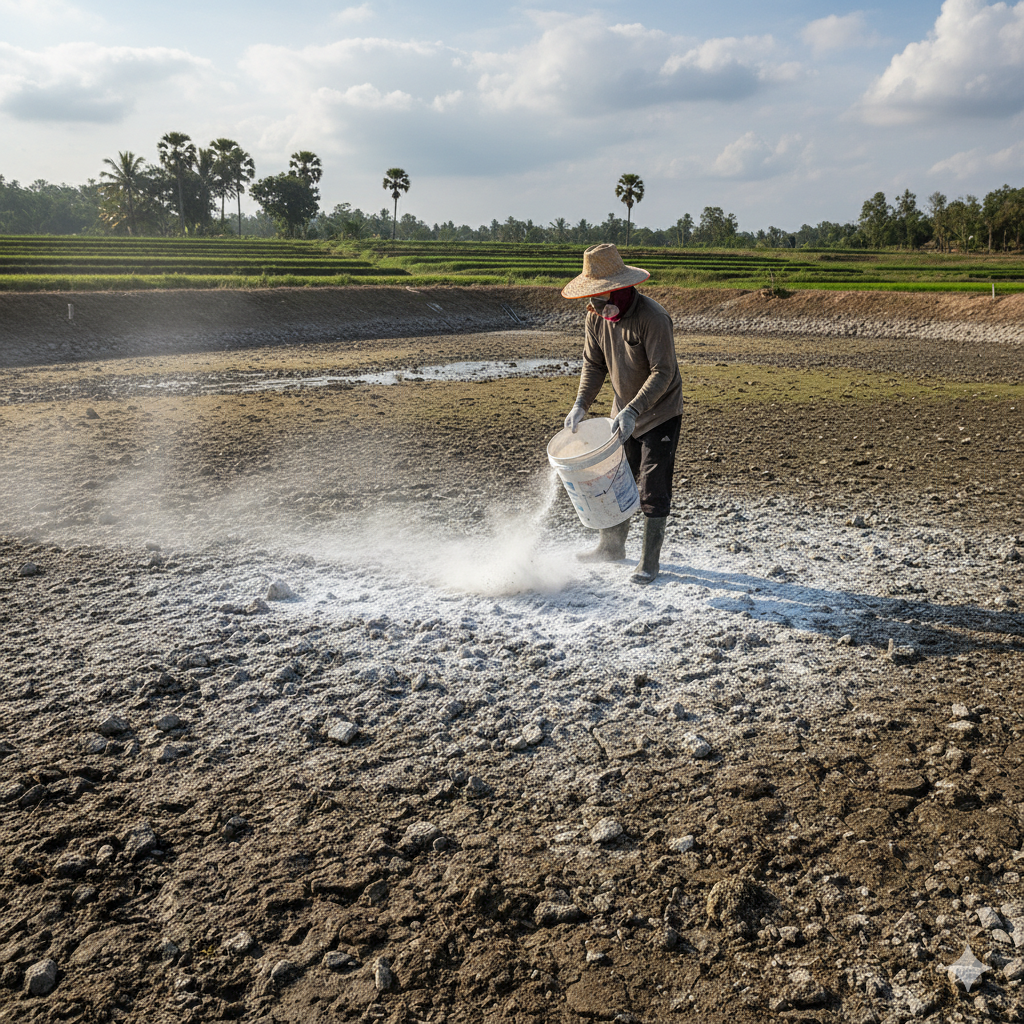 Rãi clo xử lý đáy