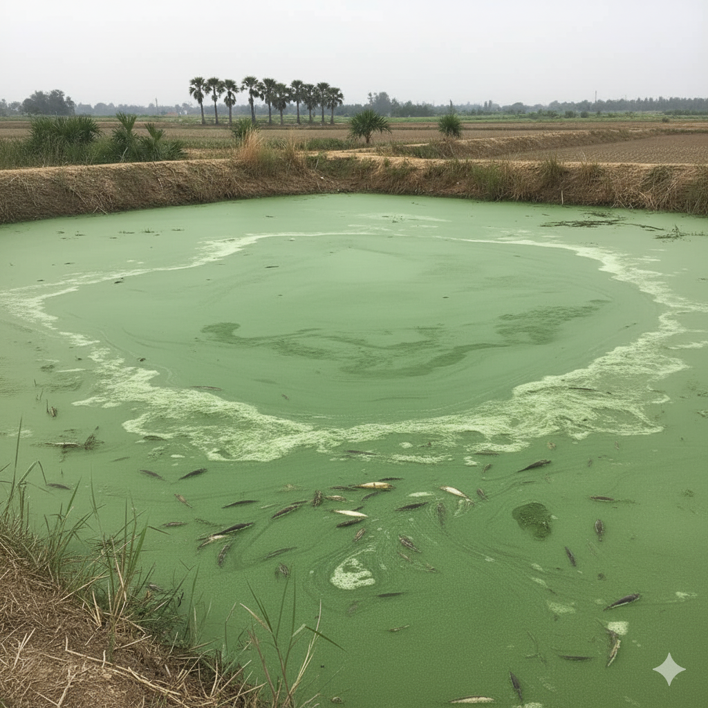 Màu nước thay đổi thất thường