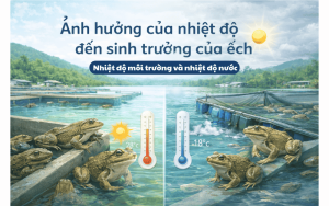 Nhiệt độ nuôi ếch