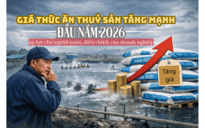 Tăng giá thức ăn thuỷ sản