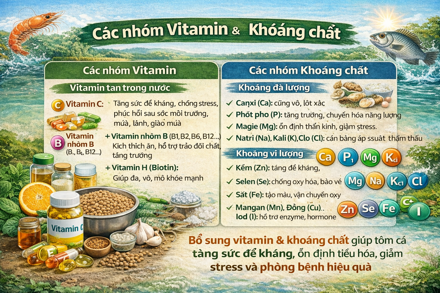 Vitamin và khoáng
