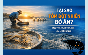 Tôm bỏ ăn đột ngột