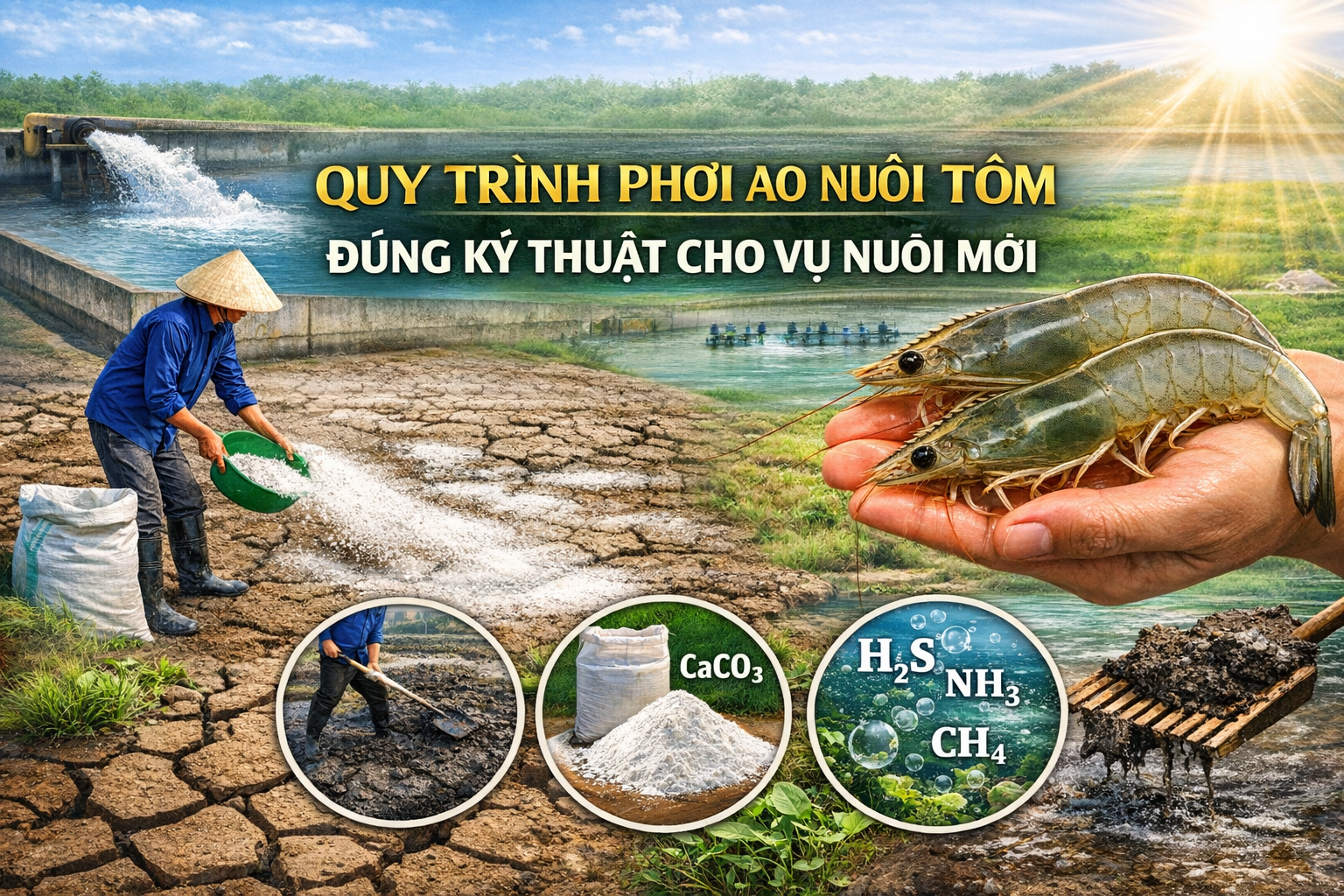 Quy trình phơi ao