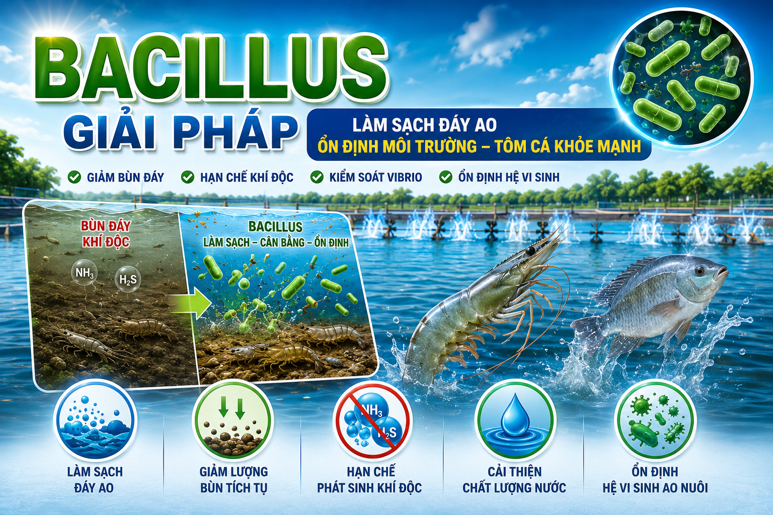 Bacillus trong thuỷ sản