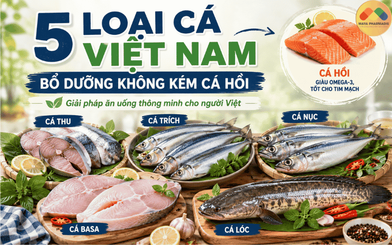 5 LOẠI CÁ VIỆT NAM BỔ DƯỠNG KHÔNG KÉM CÁ HỒI, DỄ MUA CHO GIA ĐÌNH