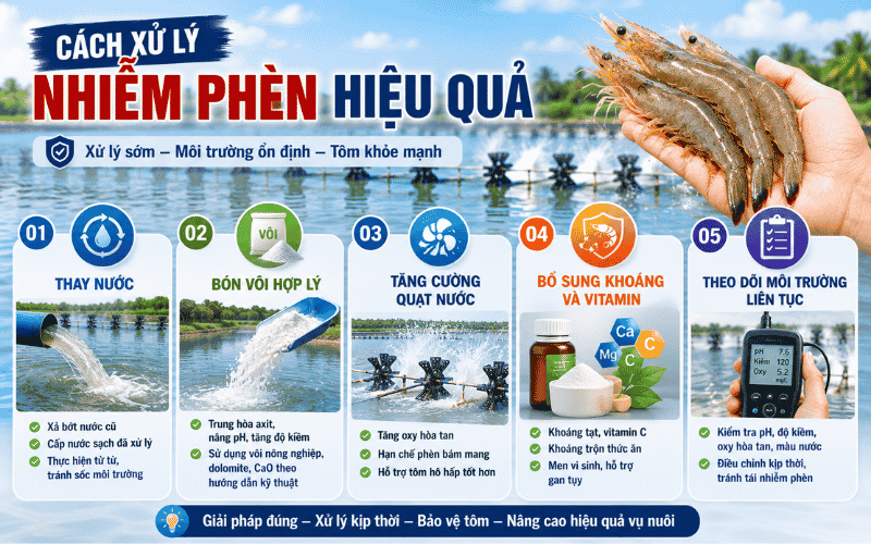 Cách xử lý nhiễm phèn hiệu quả