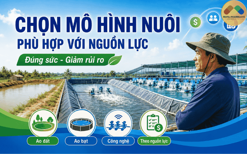 Biết chọn mô hình nuôi phù hợp với nguồn lực thực tế