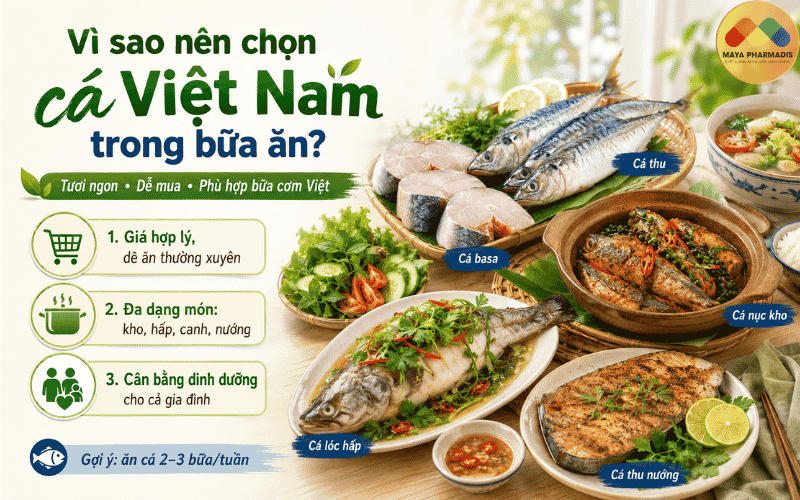 Vì sao nên chọn cá Việt Nam trong bữa ăn?