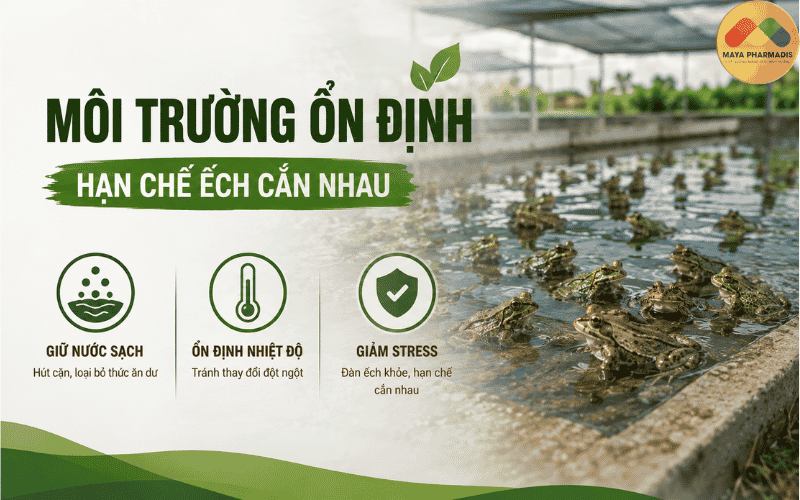 Môi trường không ổn định làm đàn dễ stress