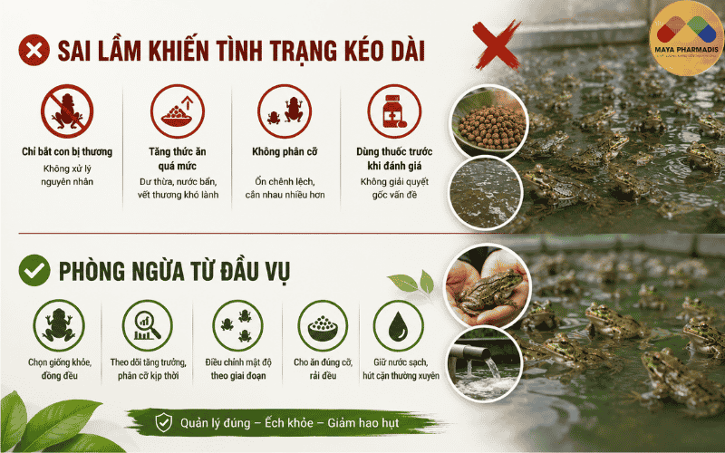 Những sai lầm khiến tình trạng kéo dài