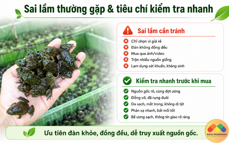 Những sai lầm thường gặp
