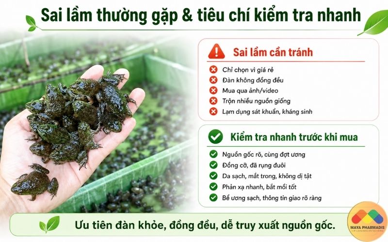 Những sai lầm thường gặp