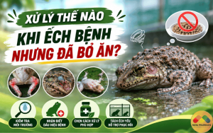 XỬ LÝ THẾ NÀO KHI ẾCH BỆNH NHƯNG ĐÃ BỎ ĂN?