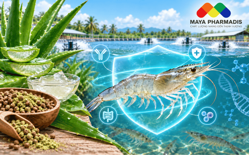 Nha Đam Có Tiềm Năng Hỗ Trợ Miễn Dịch Cho Tôm