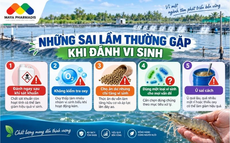 Những Sai Lầm Thường Gặp Khi Đánh Vi Sinh
