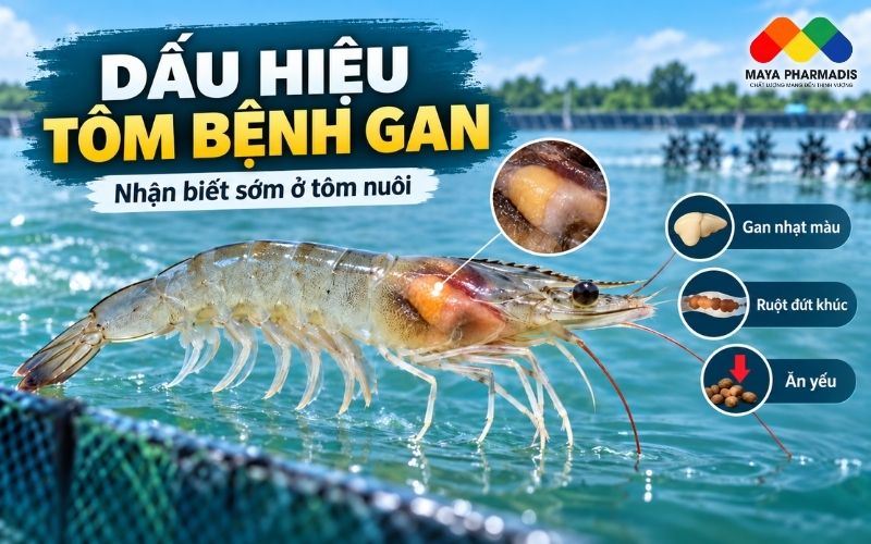 BỆNH GAN Ở TÔM: DẤU HIỆU, NGUYÊN NHÂN VÀ CÁCH XỬ LÝ