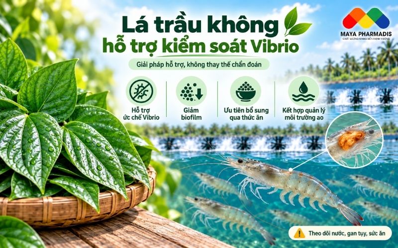 Khả năng hỗ trợ kiểm soát Vibrio