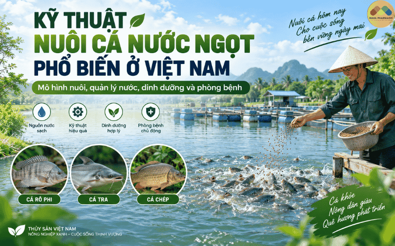 KỸ THUẬT NUÔI CÁ NƯỚC NGỌT PHỔ BIẾN Ở VIỆT NAM