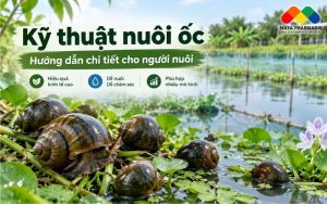 KỸ THUẬT NUÔI ỐC: HƯỚNG DẪN CHI TIẾT CHO NGƯỜI NUÔI