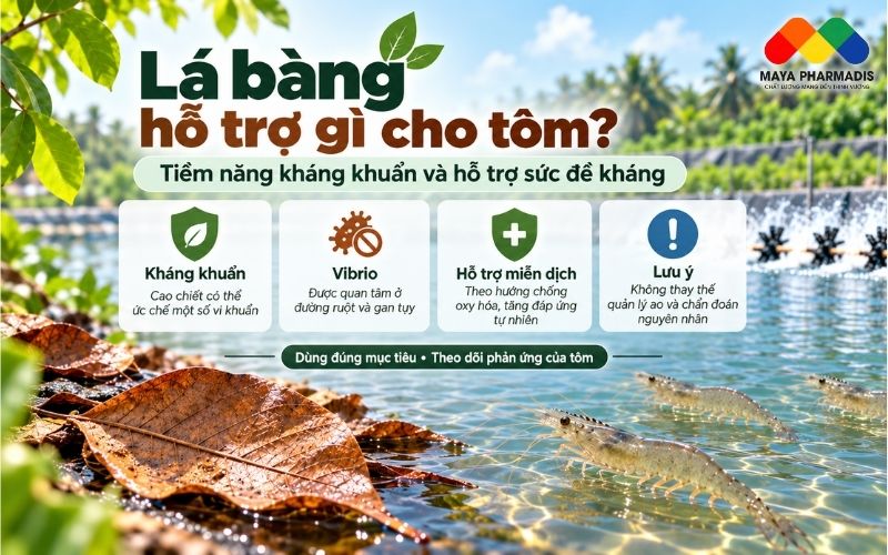 Tiềm năng hỗ trợ kiểm soát vi khuẩn