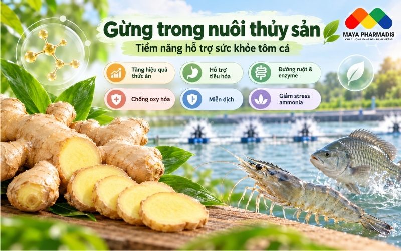 Tiềm năng hỗ trợ tăng trưởng và sử dụng thức ăn