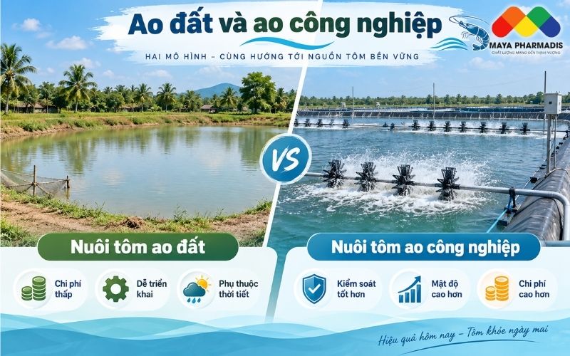 Nuôi tôm trong ao đất