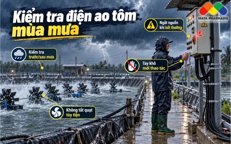 Kiểm tra hệ thống trước và sau mưa lớn