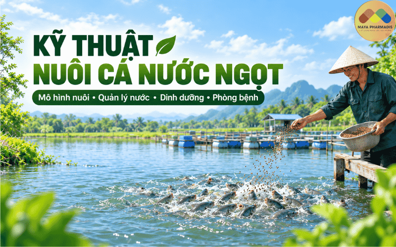Kỹ thuật nuôi cá nước ngọt phổ biến ở Việt Nam