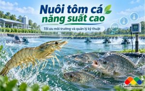 NUÔI TÔM CÁ NĂNG SUẤT CAO: TỐI ƯU MÔI TRƯỜNG VÀ KỸ THUẬT
