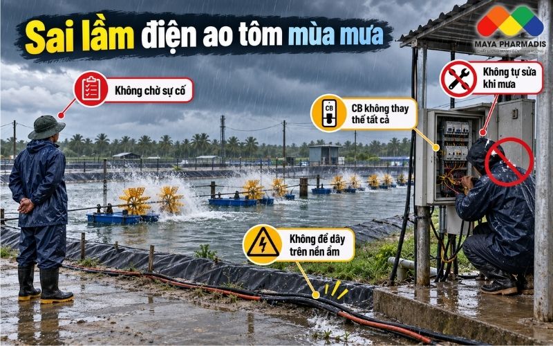 Những sai lầm cần tránh trong mùa mưa