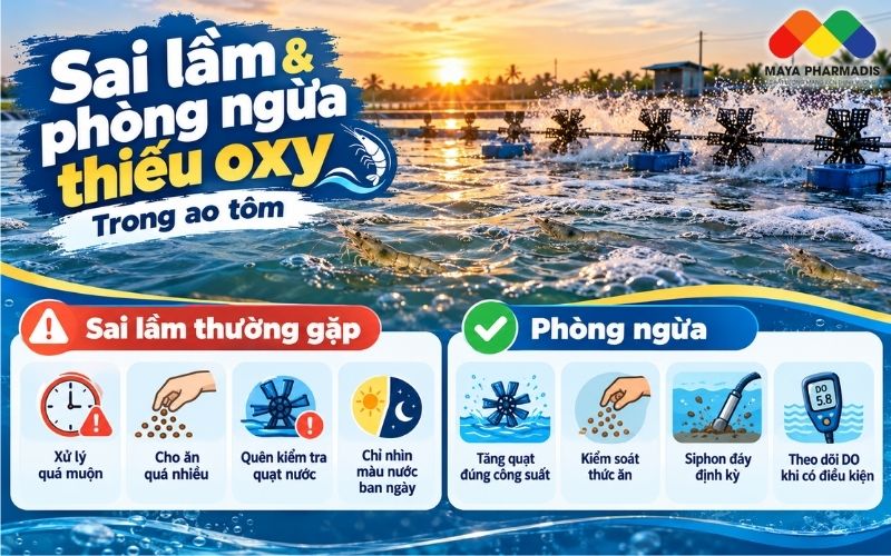 Những sai lầm thường gặp khi xử lý ao