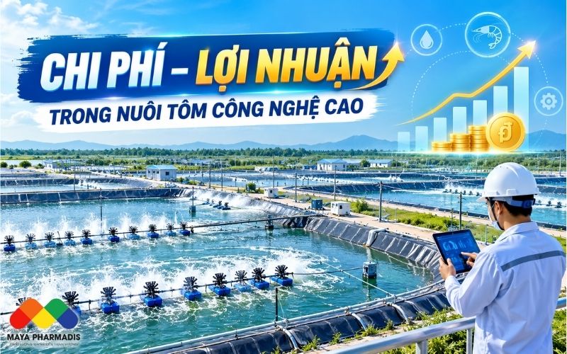 CHI PHÍ – LỢI NHUẬN TRONG NUÔI TÔM CÔNG NGHỆ CAO: PHÂN TÍCH CHI TIẾT