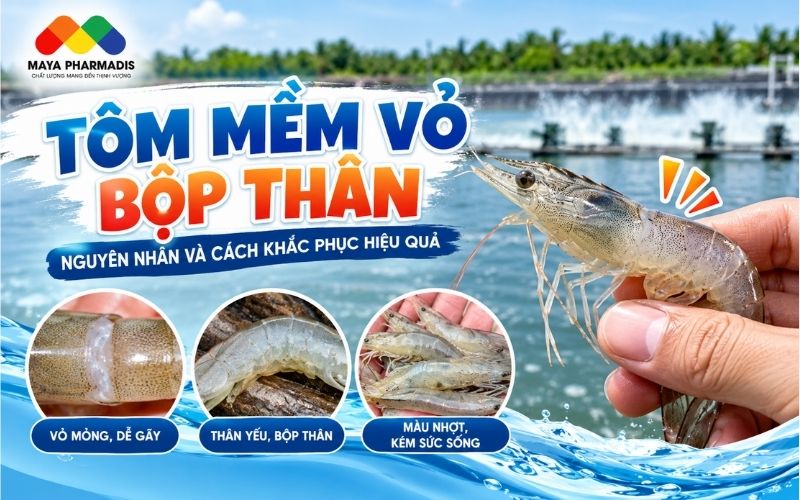 Tôm mền vỏ bộp thân