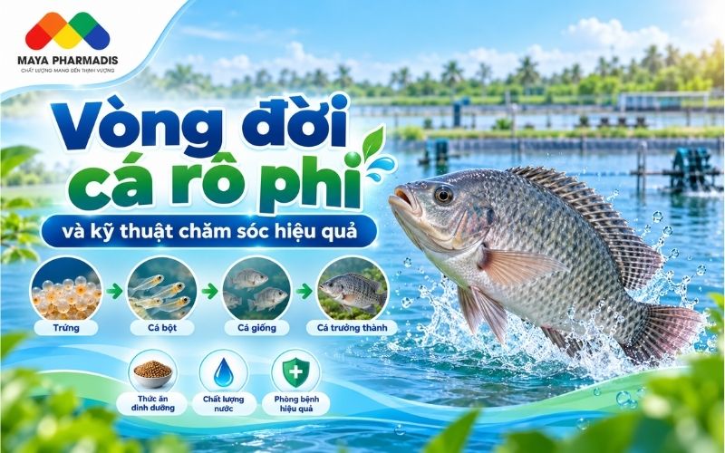 Vòng đời cá rô phi và kỹ thuật chăm sốc hiểu quả