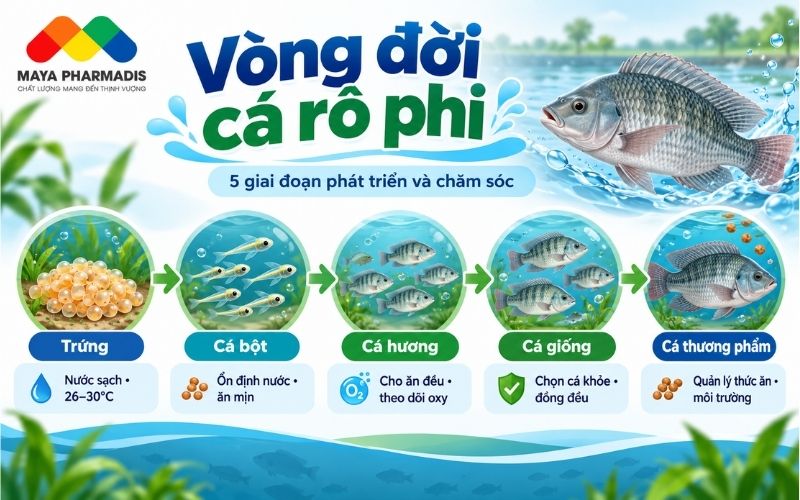 Vòng đời cá rô phi