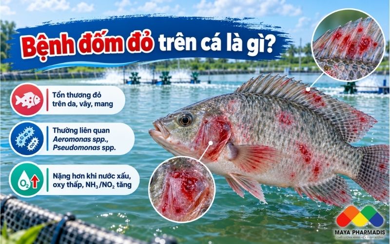 Bệnh đốm đỏ trên cá là gì?