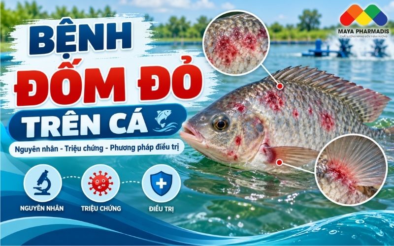 BỆNH ĐỐM ĐỎ TRÊN CÁ: NGUYÊN NHÂN, DẤU HIỆU VÀ CÁCH XỬ LÝ