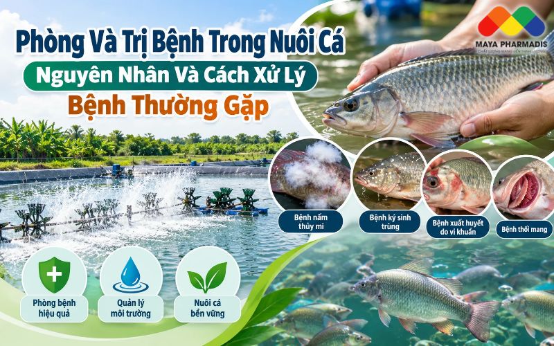 Phòng Và Trị Bệnh Trong Nuôi Cá: Nguyên Nhân Và Cách Xử Lý Bệnh Thường Gặp                                                                                                                     