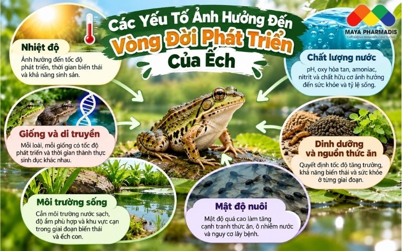 Các yếu tố ảnh hưởng đến vòng đời phát 