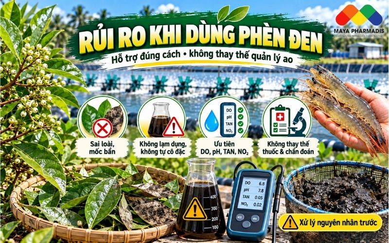 Những rủi ro khi dùng phèn đen sai cách