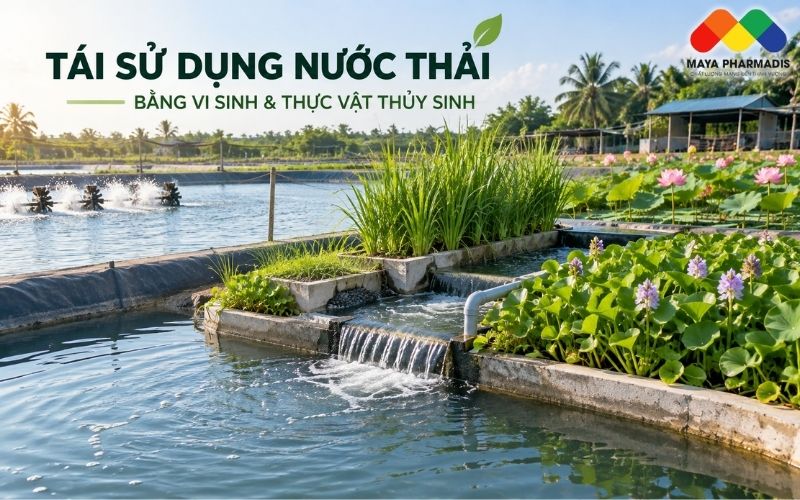 TÁI SỬ DỤNG NƯỚC THẢI TRONG NUÔI THỦY SẢN BẰNG VI SINH VÀ THỰC VẬT THỦY SINH