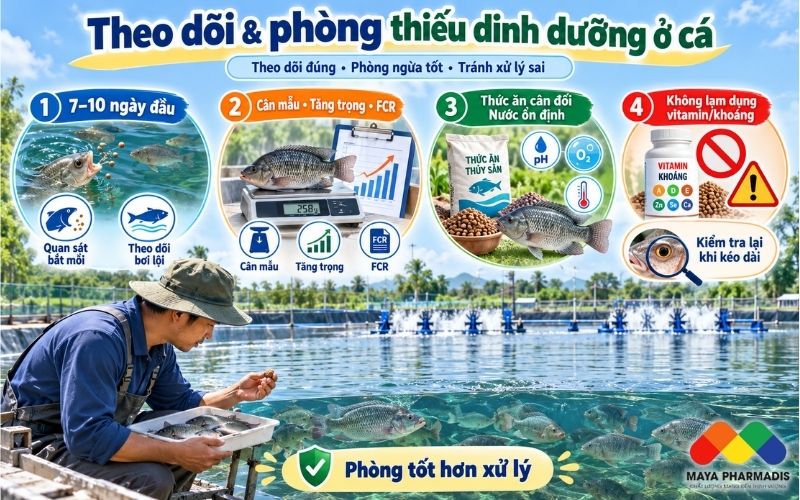 Theo dõi sau khi điều chỉnh dinh dưỡng